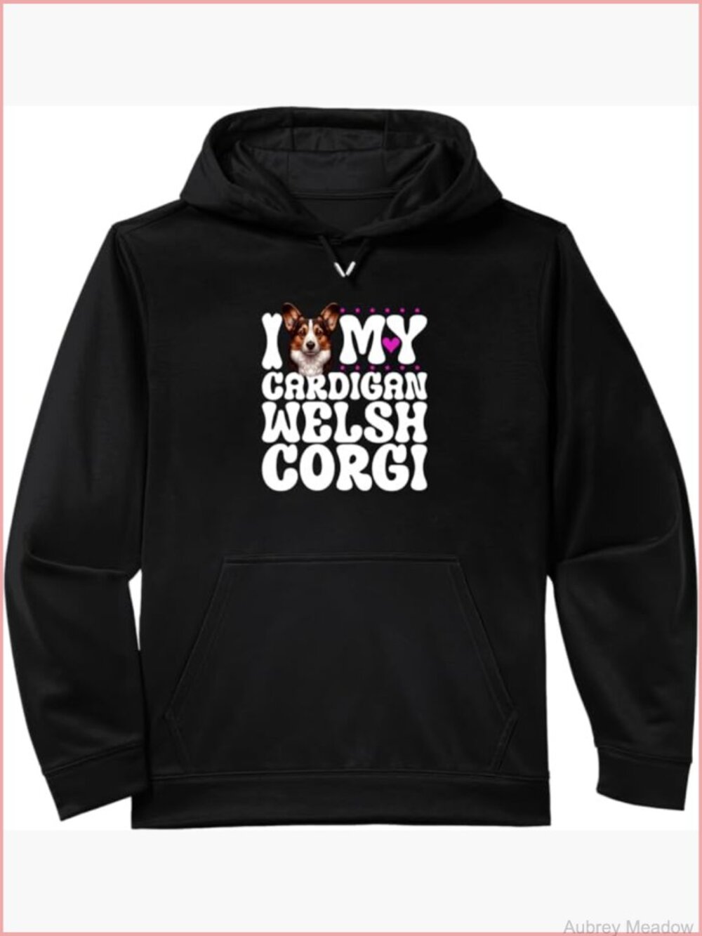 Cardigan Welsh Corgi Performance Hoodie Women's Active Fleece Top